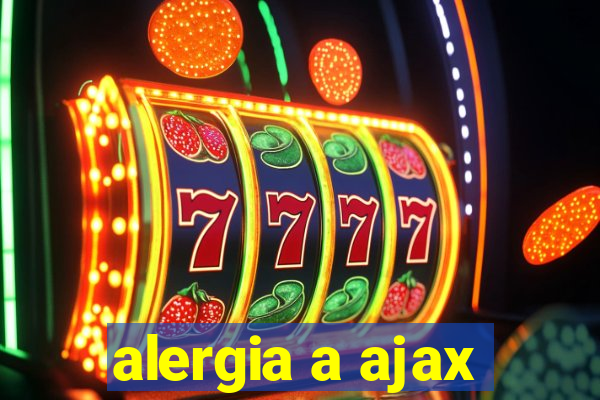 alergia a ajax